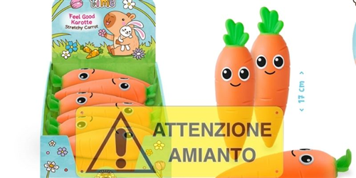 Allerta giocattolo contenente amianto